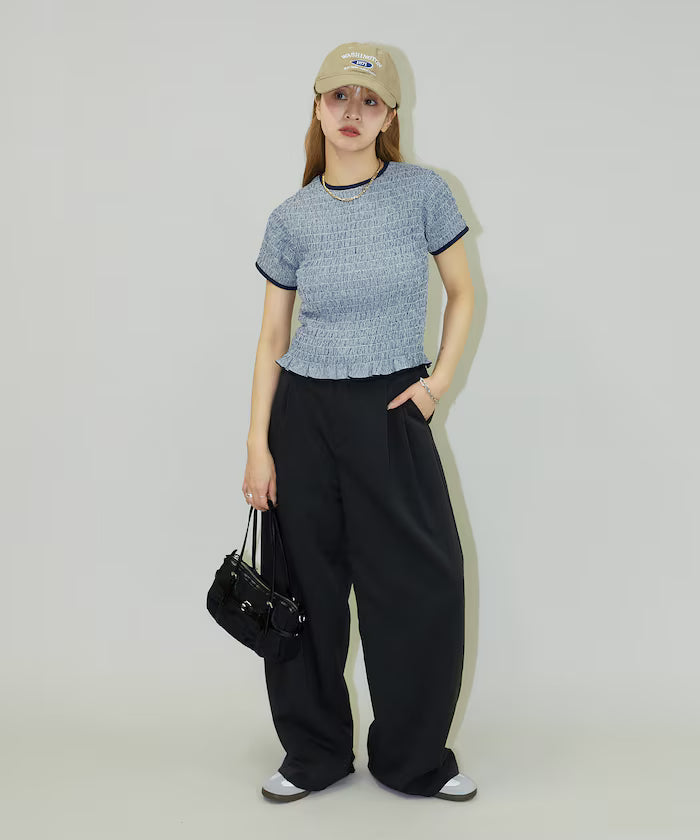 Shearing Design Check Pullover Shirt