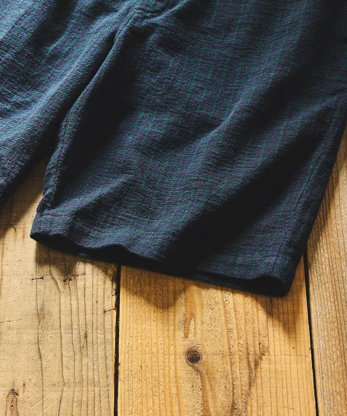 AUSTRALIAN COTTON Check Easy Shorts