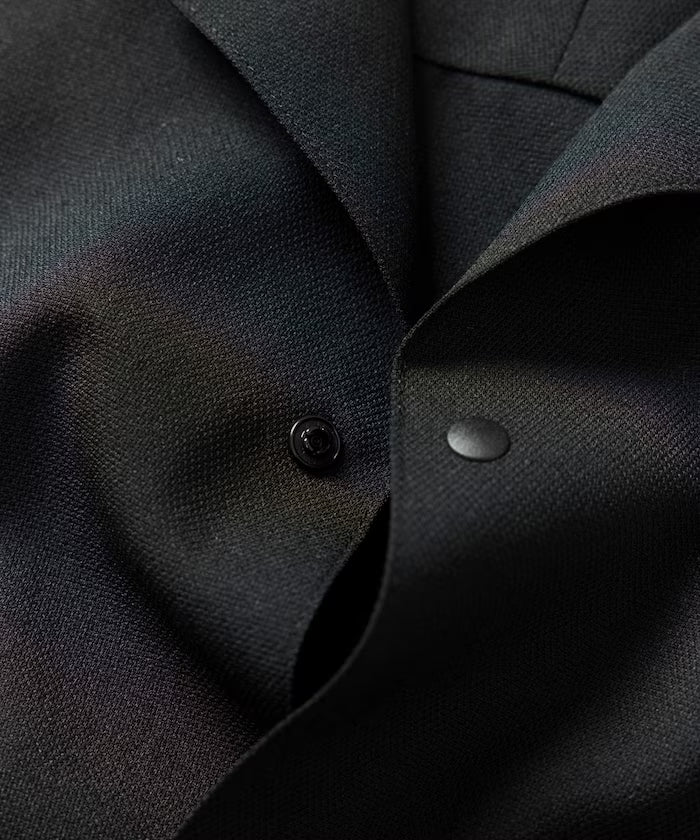 [New Color Addition] Quick-Dry Material Relaxed Fit Open Collar Short Sleeve Shirt Linen-Like
