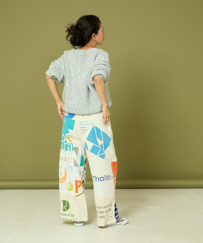 vintage European eco bag remake pants