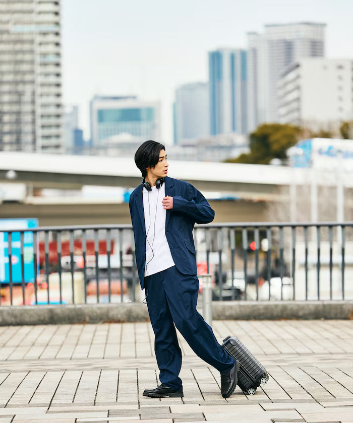 AiRide/Air Ride Relax Fit Packable Travel Set Up/Tailored Jacket/Wide Tapered Pants/Quick Dry/UV Cut 【Limited Edition】