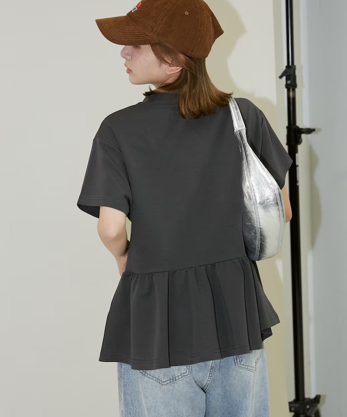 <Contact Cooling> Cool Ponchi Peplum T-Shirt Limited Edition