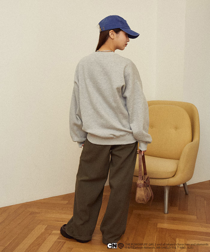 The Powerpuff Girls Front Art Crew Neck Sweatshirt Limited Edition