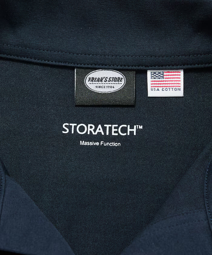 STORATECH/Stratech Big Silhouette Polo Shirt/Antibacterial/Odor Resistant/Sanitizing/UV Cut/Contact Cooling/Quick Drying 【Limited Release】