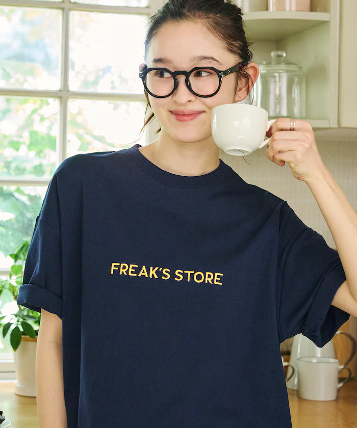 Relaxed Fit Embroidered Logo Crew Neck T-Shirt 【Limited Edition】