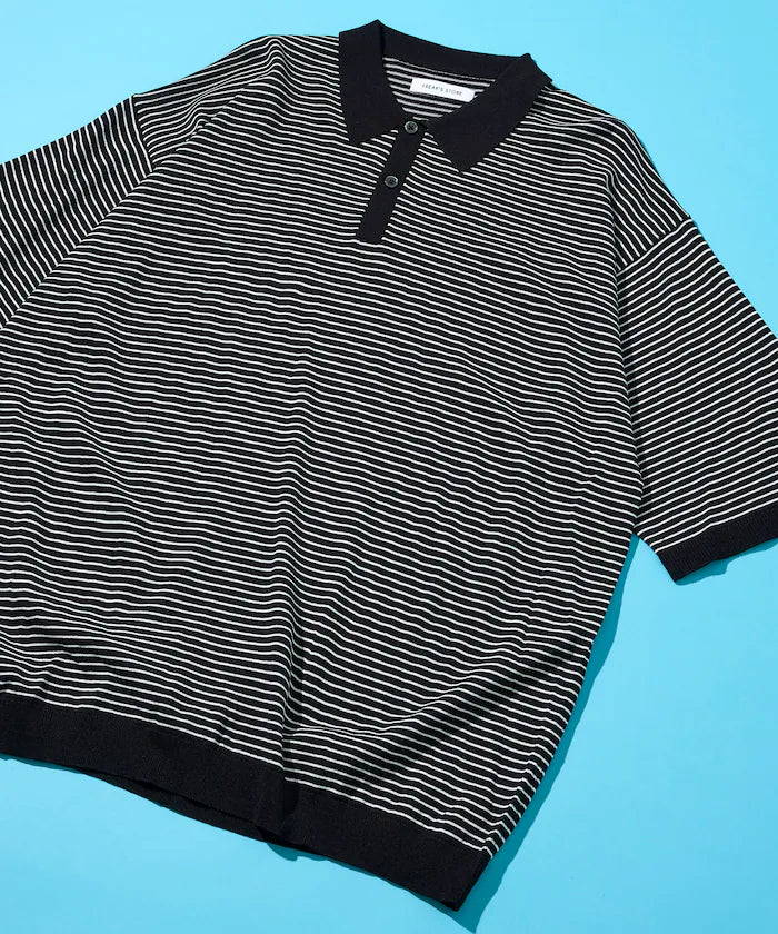 [New Color Added] SUPER ICE / Super Ice Short Sleeve Polo Neck Knit / Contact Cold Sensation