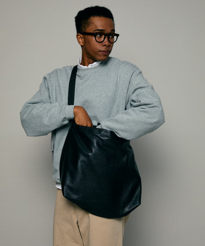 2WAY Leather Messenger Bag / 2WAY Leather Messenger Bag / Cowhide / Water-repellent leather