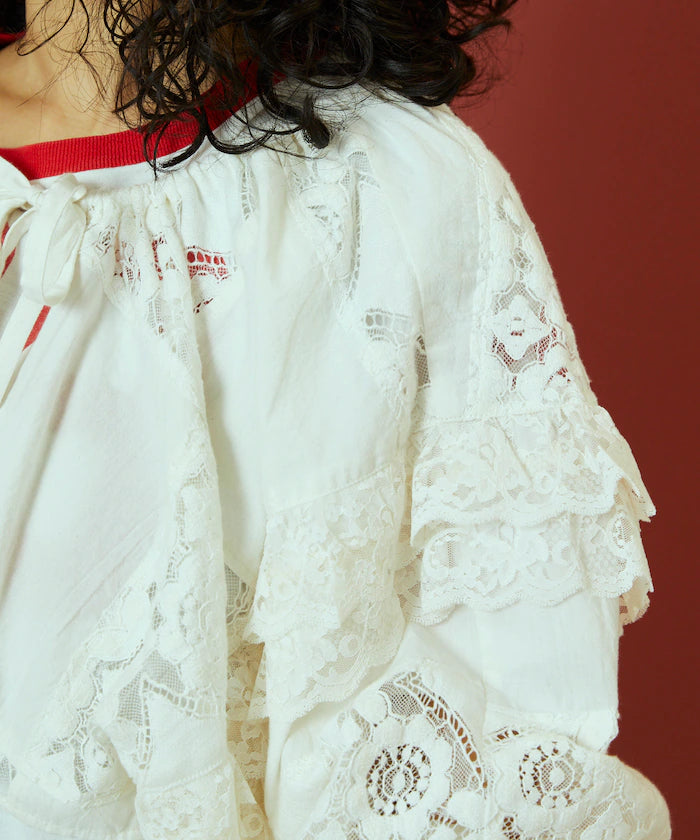 2WAY Lace Bolero & Chaps Pants