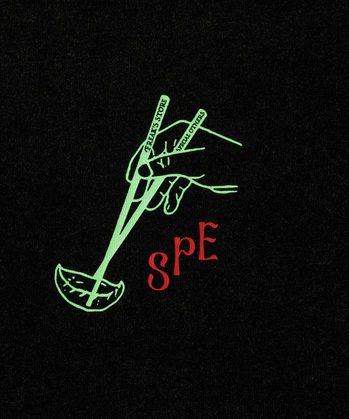 SPE x Purple Gold Hotel x FREAK'S Glow-in-the-Dark Back Print Crew Neck T-Shirt