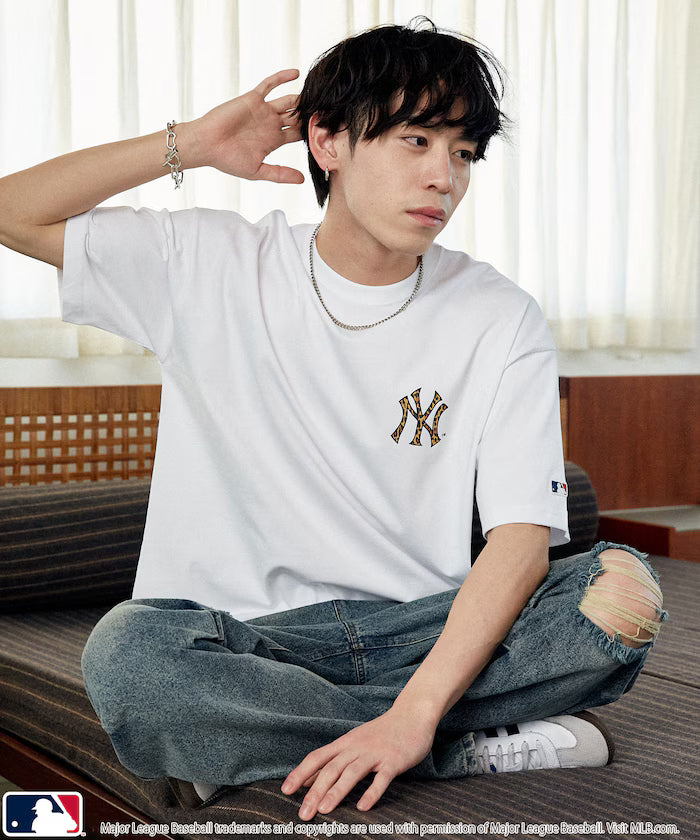 Limited Edition MLB Leopard Print Logo T-Shirt