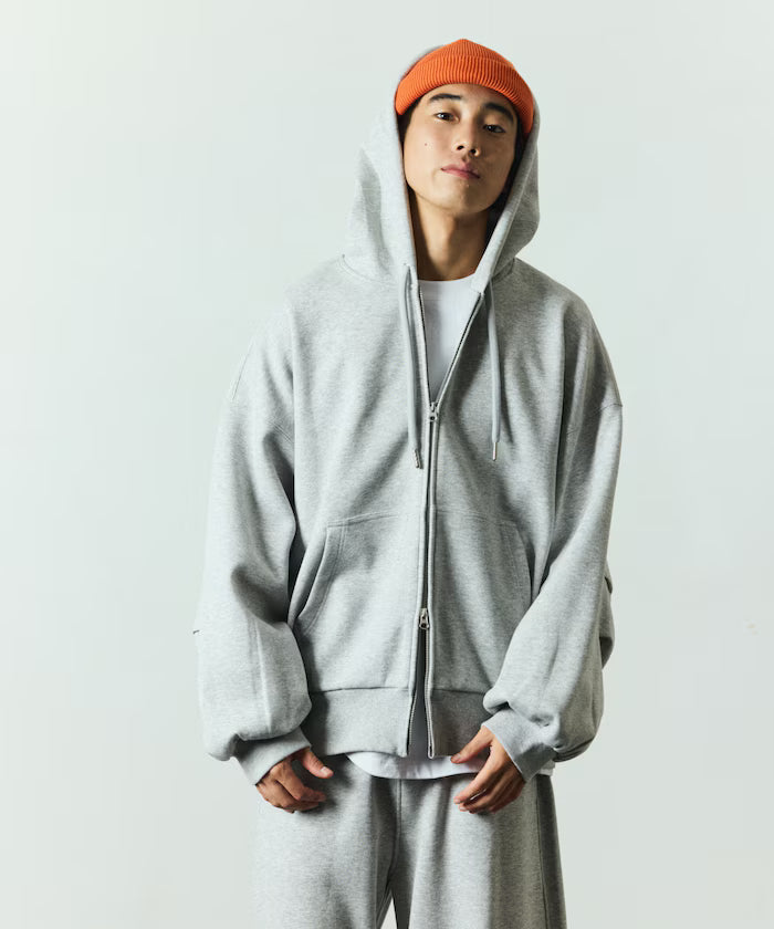 Relaxed Fit Bonding Zip-Up Parker [Limited Edition]