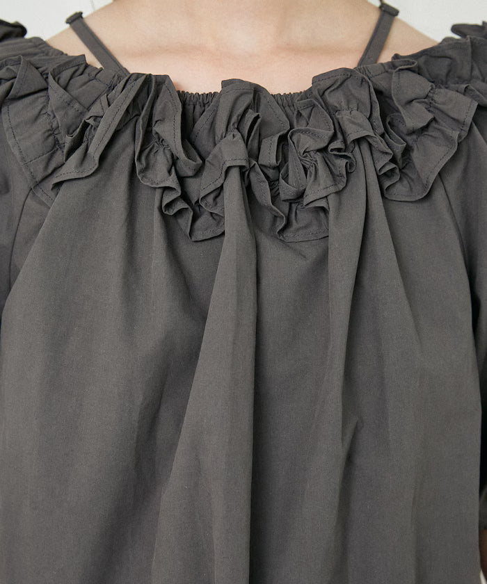 Frill Off-Shoulder Blouse Limited Edition