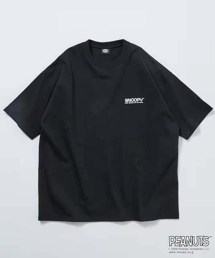 PEANUTS/Peanuts Exclusive Big Silhouette Back Print Crew Neck T-Shirt/ASTRONAUTS 【Limited Edition】