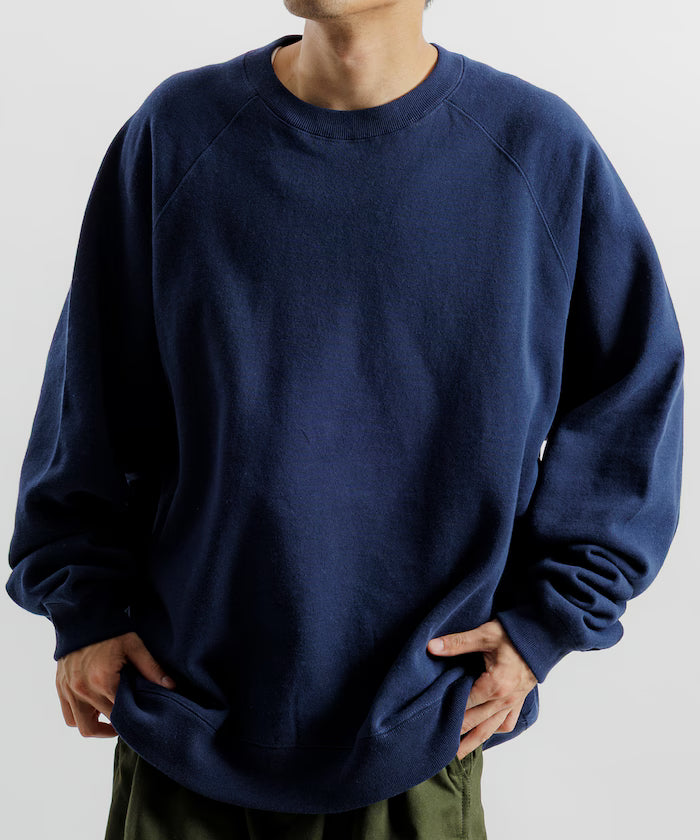 12oz Heavyweight Big Silhouette Raglan Sleeve Crew Neck Sweatshirt 【Limited Edition】