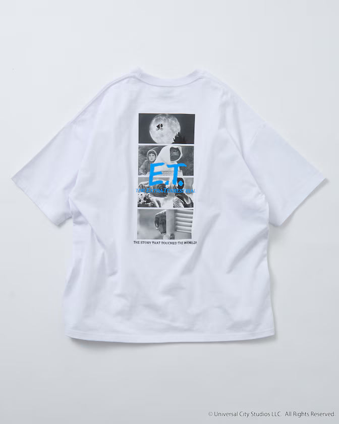 E.T. Big Silhouette Back Print Crew Neck T-Shirt Limited Edition