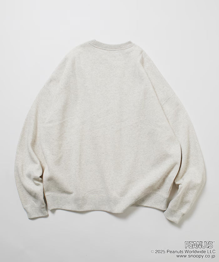 PEANUTS/Peanuts Exclusive Front Print Crew Neck Sweat/Shibe 【Limited Edition】