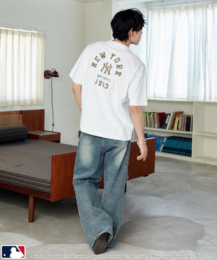 Limited Edition MLB Leopard Print Logo T-Shirt