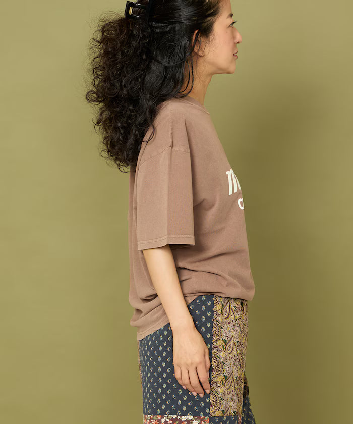 Flocky Print Big T-shirt
