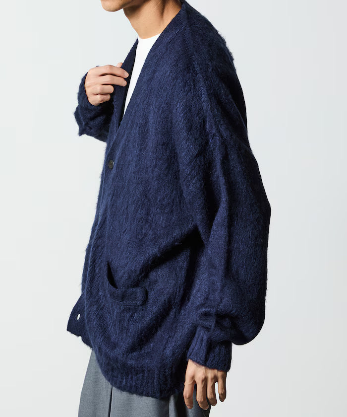 Relax Fit Shaggy Knit Loose Cardigan 【Limited Edition】