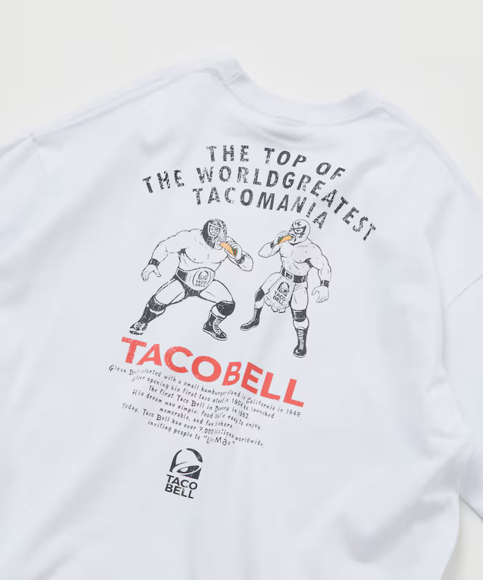 Limited Edition TACOBELL×FREAK'S STORE Exclusive Big Silhouette Back Print Crew Neck T-Shirt