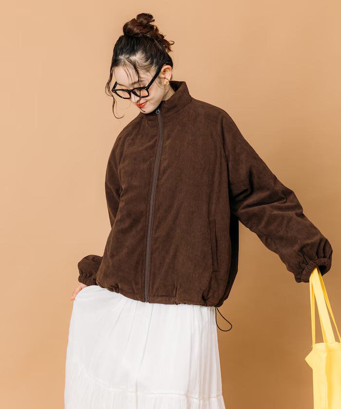 Relaxed Fit Corduroy Mid Padding Stand Blouson [Limited Edition]