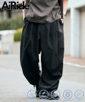 AiRide/Air Ride Wide Silhouette Pocketable Circus Pants/Quick Dry/UV Cut 【Limited Edition】 - Charcoal Gray