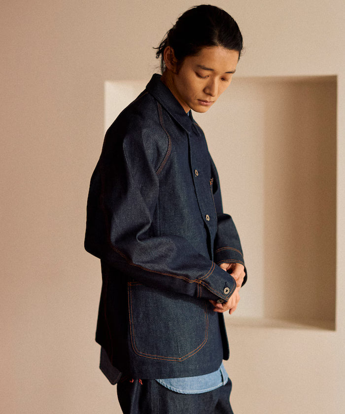 [Made in Japan] JAPAN DENIM COVERALL JACKET