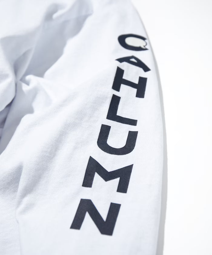 Heavy weight Jersey Mock Neck L/S Print Tee
