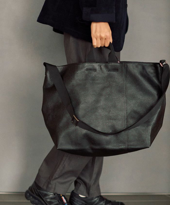 2WAY Leather Messenger Bag / 2WAY Leather Messenger Bag / Cowhide / Water-repellent leather