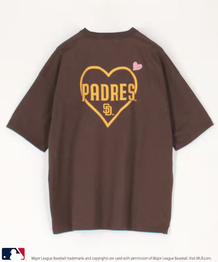 Limited Edition MLB Back Print Heart T-Shirt