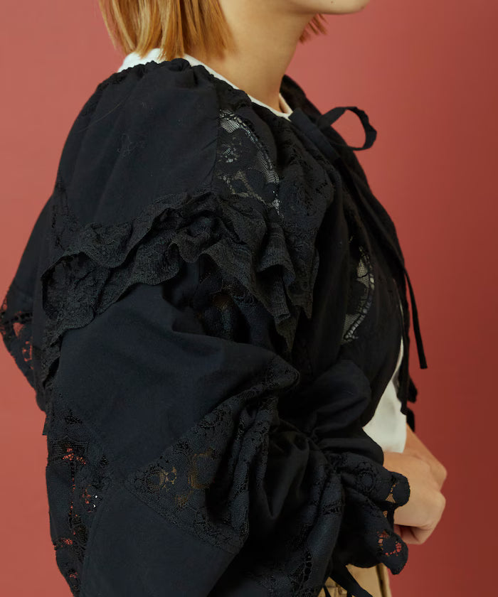 2WAY Lace Bolero & Chaps Pants