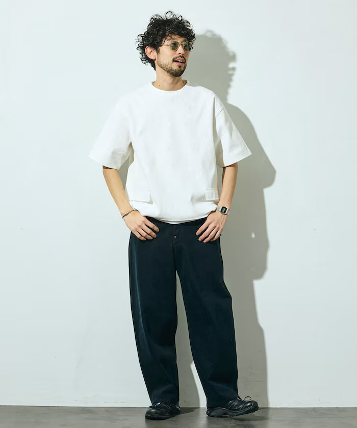 Side Pocket Spindle Tech Thermal Short Sleeve T-Shirt / Big Silhouette