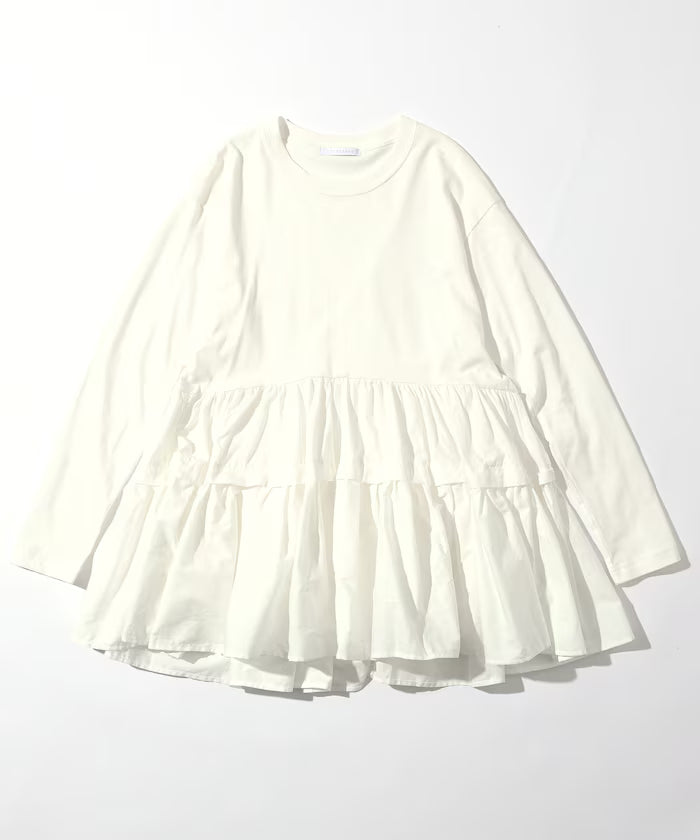 Organic Cotton Tiered Long Sleeve T-shirt