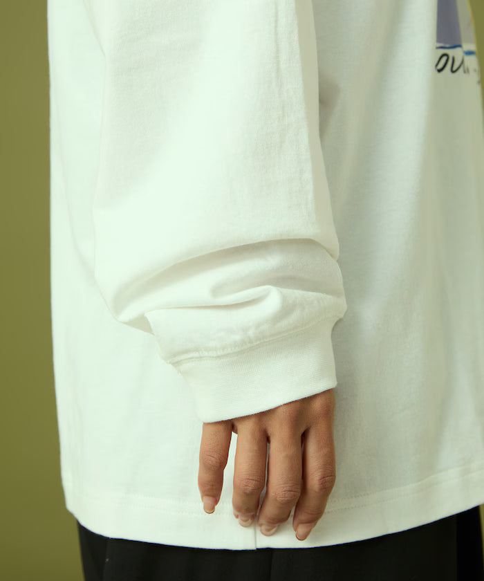 "David Bowie" print long sleeve T-shirt