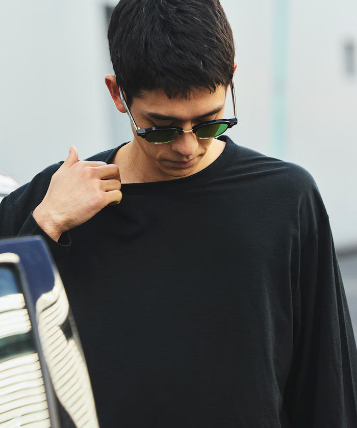 Washable Merino Wool Blend Long Sleeve T-Shirt