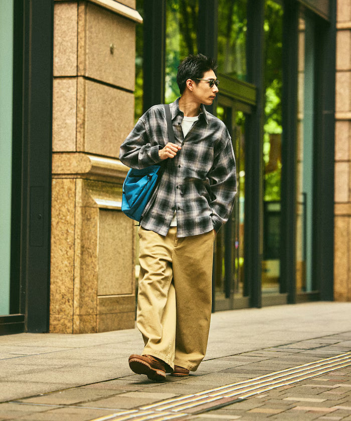 Relax Fit Relax Fit Ombre Check Flannel Shirt [Limited Edition]