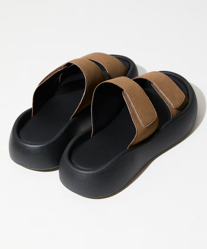 Limited Edition Volume Sole Double Belt Sports Sandal Platform Sole