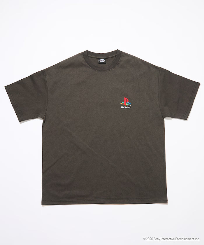 Big Silhouette Back Print Crew Neck T-Shirt/PlayStation Ape Escape 【Limited Edition】