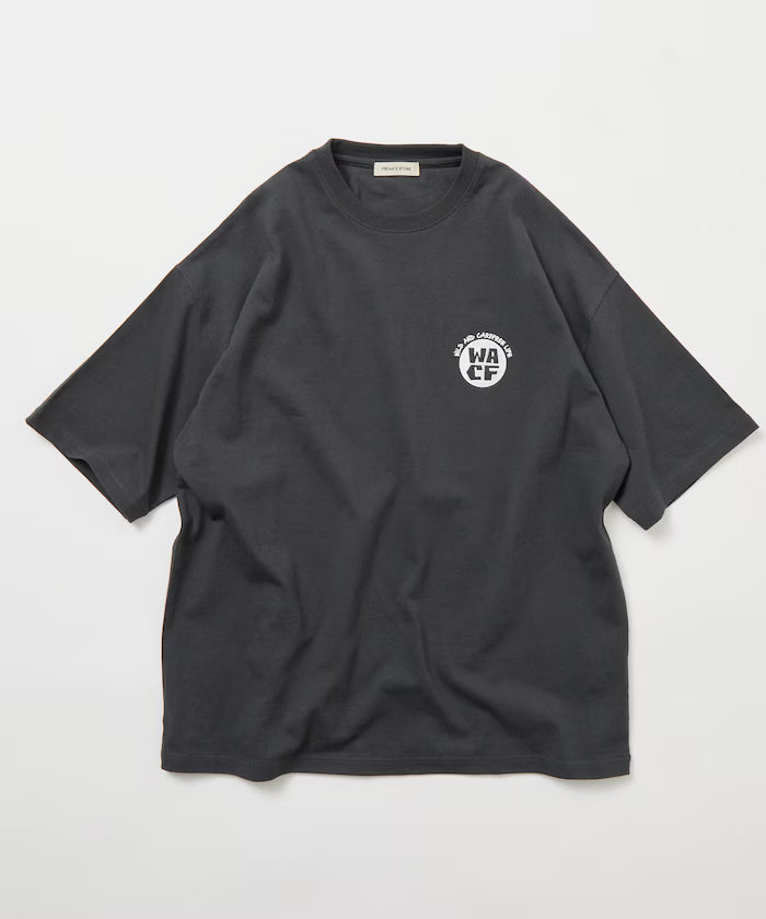 Limited Edition Relaxed Fit Back Print Crew Neck T-Shirt CHILL FISHING MAN