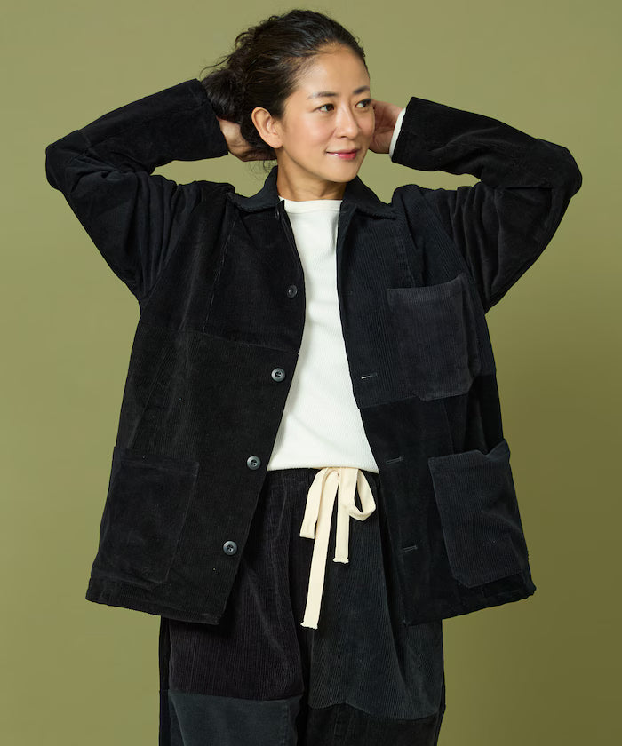 Remake Corduroy Jacket - Black