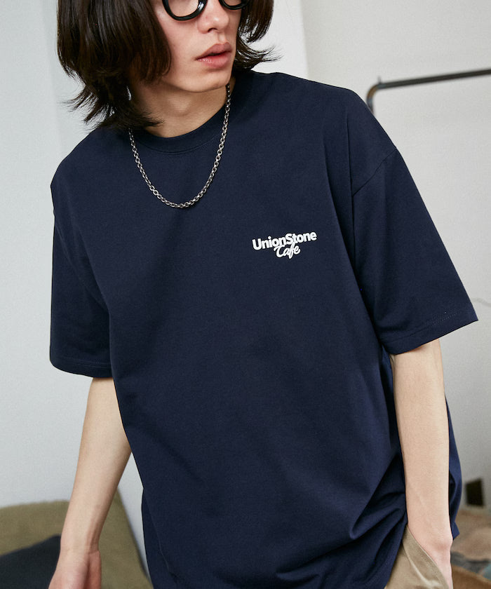 LOVE POP STUDIO CAFE SHOP Logo T-Shirt Limited Edition - Navy
