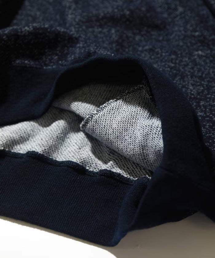 Merino Wool＋Cotton Loop Back heather Sweatshirt