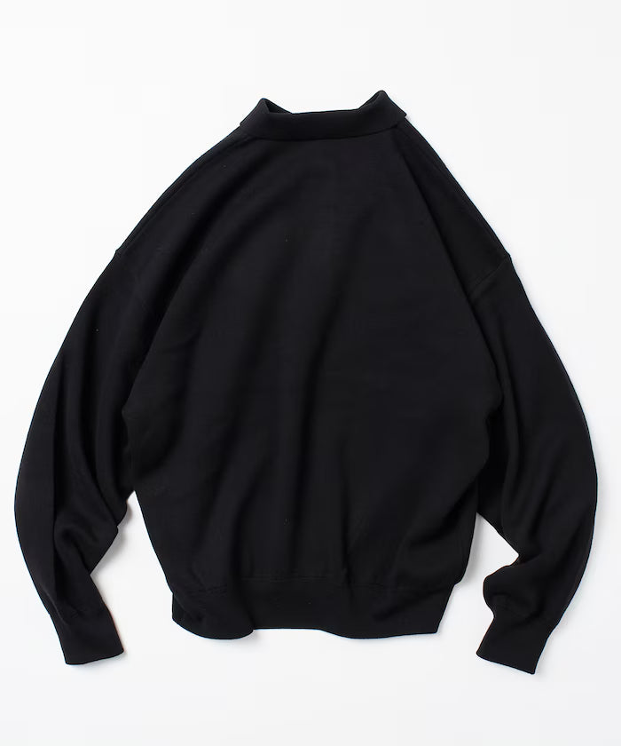 Relax Fit Relax Fit Sweat-like Polo Collar Knit [Limited Edition]