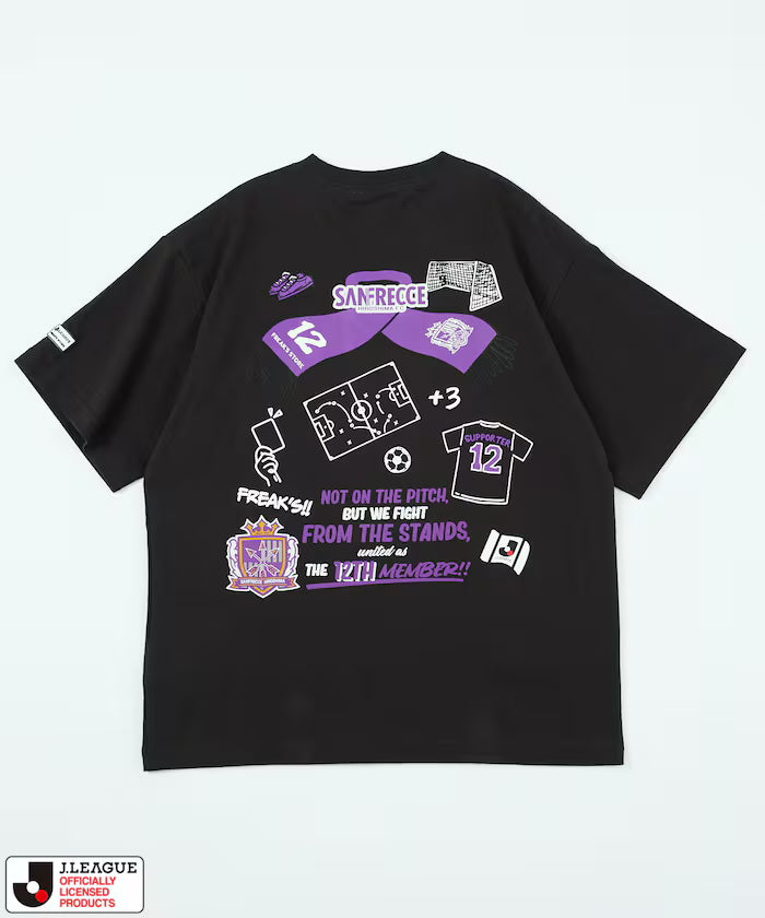 [Sales start on May 15 at 12:00] J.LEAGUE × FREAK'S STORE Custom SUPPORTERS SHORT SLEEVE TEE [Sanfreece Hiroshima]