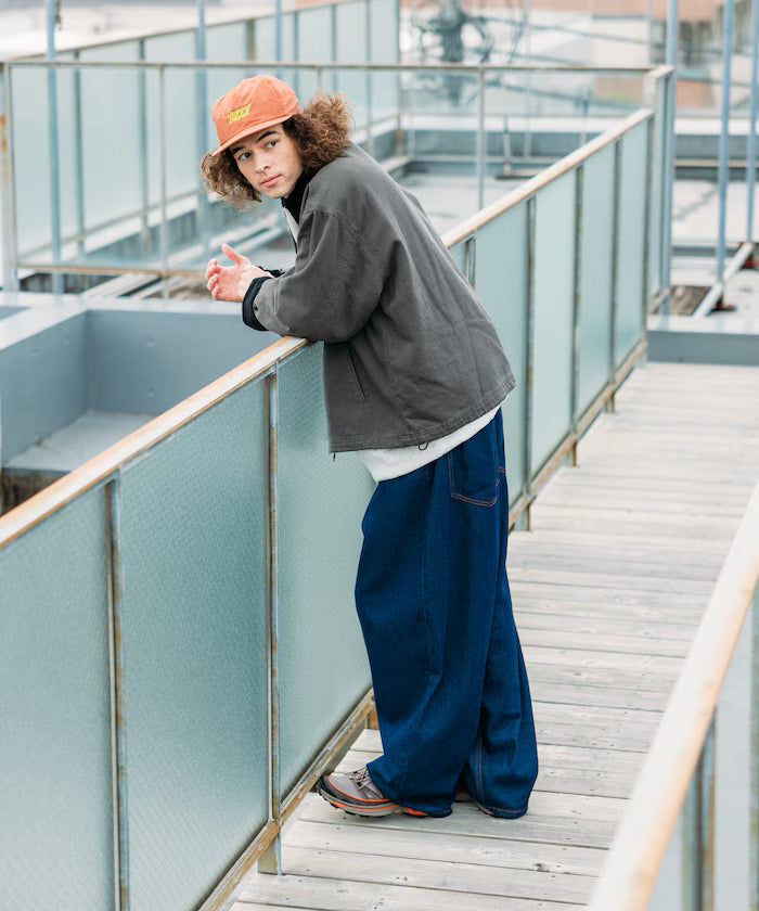 Big Silhouette Corduroy Switch Duck Blouson [Limited Edition]
