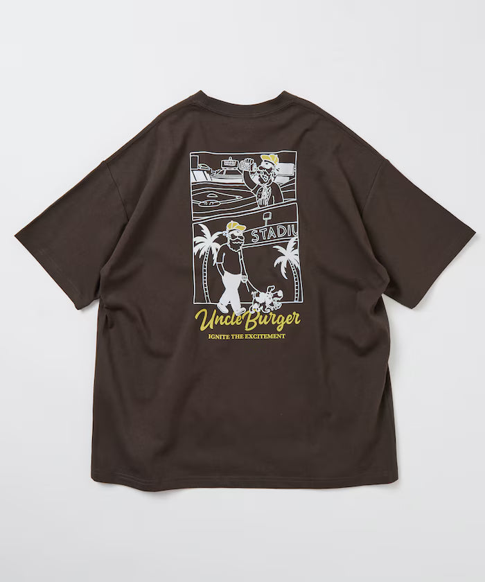 Limited Edition Uncle Holiday Big Silhouette Back Print Crew Neck T-Shirt