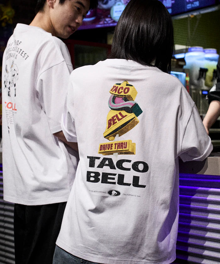 Limited Edition TACOBELL×FREAK'S STORE Exclusive Big Silhouette Back Print Crew Neck T-Shirt