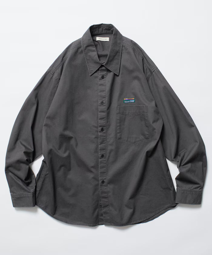 Relax Fit Relaxed Fit Garment Dyed Regular Collar Shirt [Limited Edition]