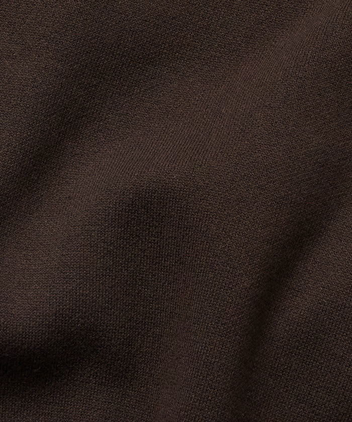 Relax Fit Relax Fit Sweat-like Knit Crew Neck Snap Cardigan [Limited Edition]