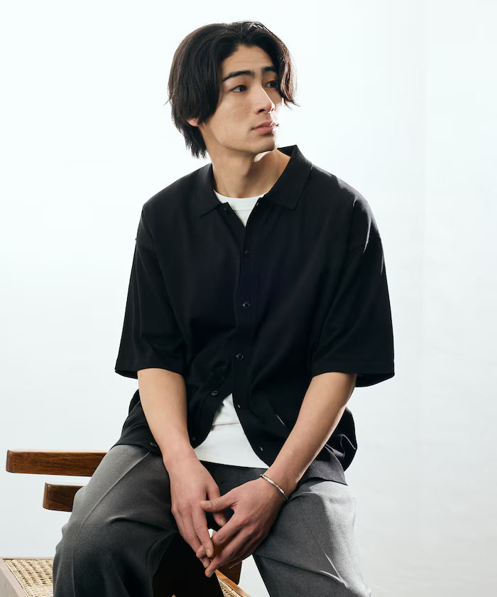 Relax Fit Relax Fit Cool Touch Polo Color Short Sleeve Knit Shirt [Limited Edition]